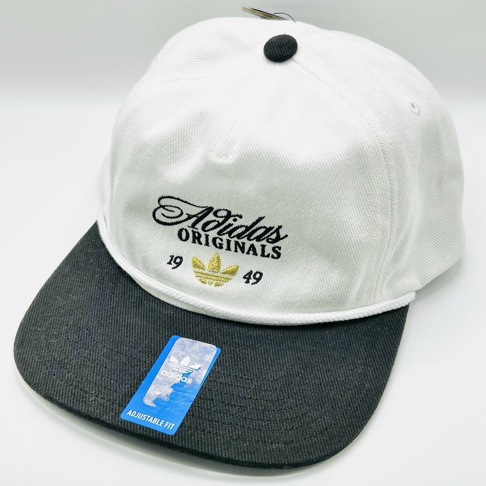 Adidas Originals Masterpiece 2-Tone Rope Hat Cap Adjustable Strapback White